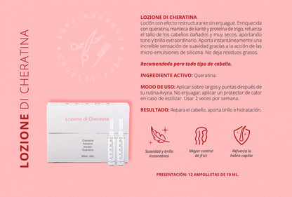 Lozione di Cheratina